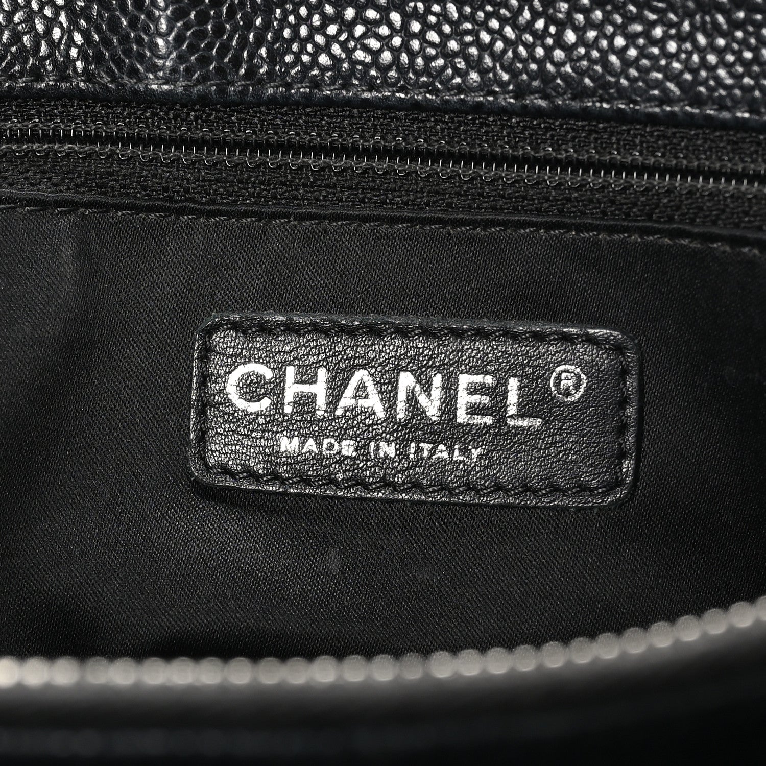 Chanel Caviar Quilted Grand Shopping Tote GST Black 6 of 10