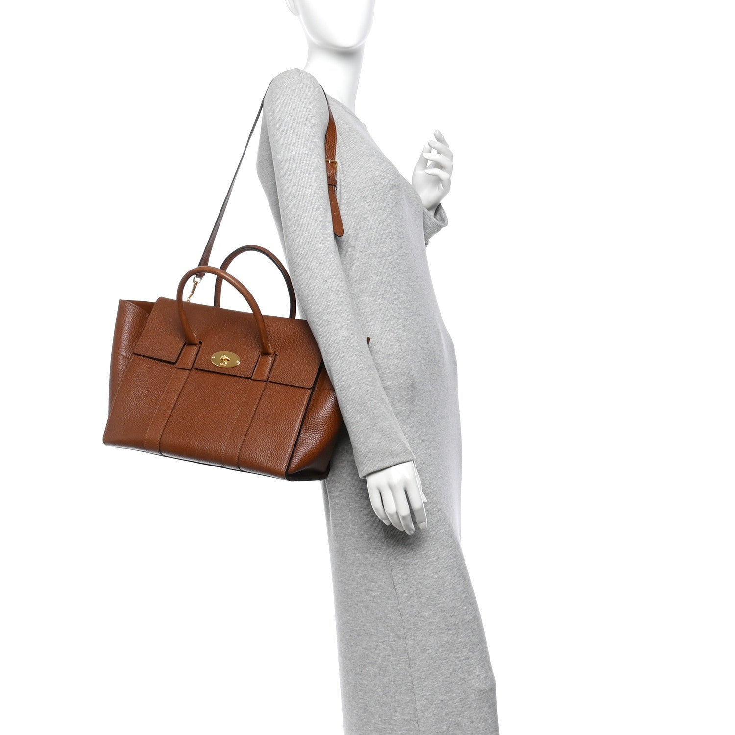 Mulberry Classic Grain Calfskin Bayswater Oak 2 of 9