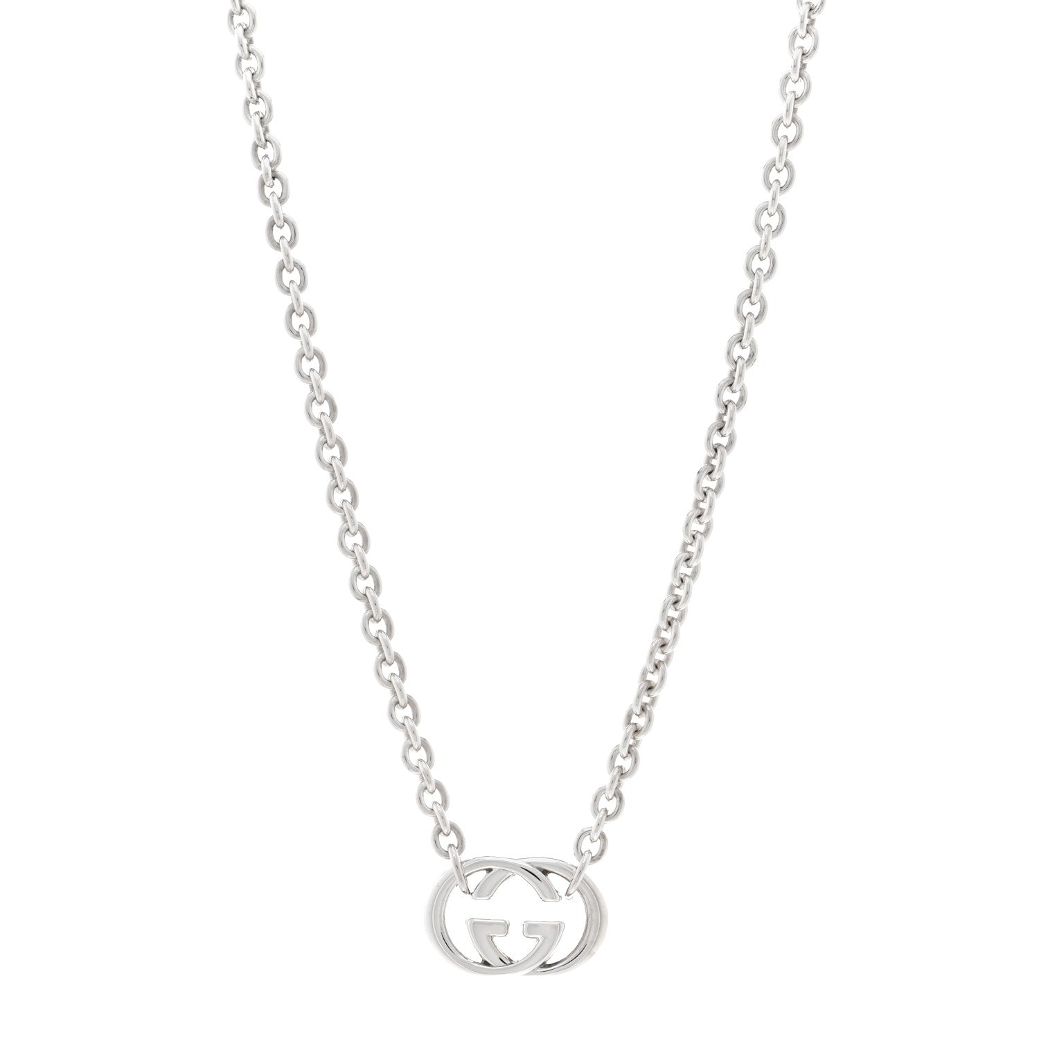 Gucci Sterling Silver Britt Necklace 1 of 4