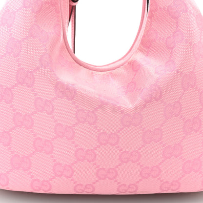 Gucci GG Crystal Coated Canvas Monogram Web Small Attache Shoulder Bag Pink 8 of 10