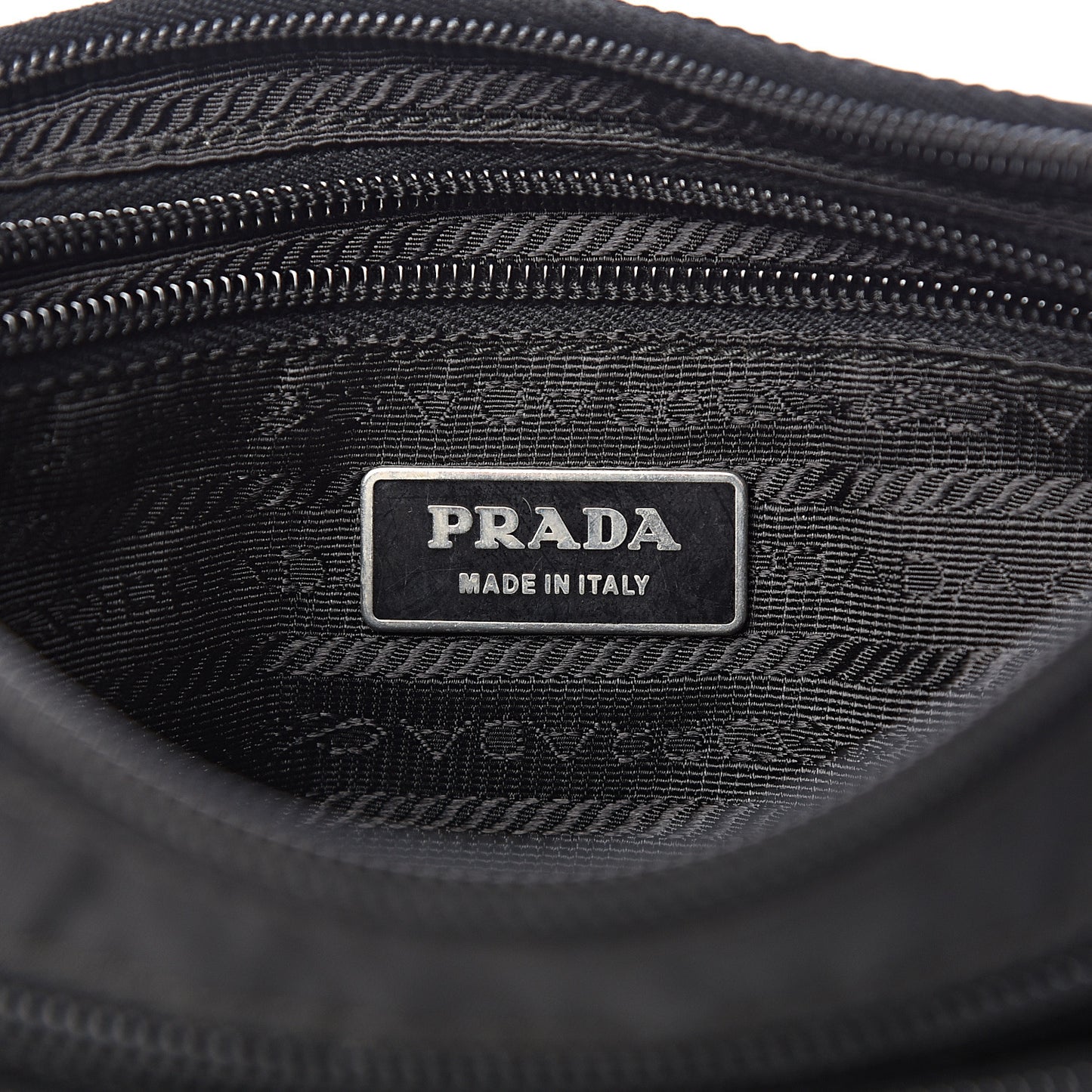 Tessuto Nylon Belt Bag Black