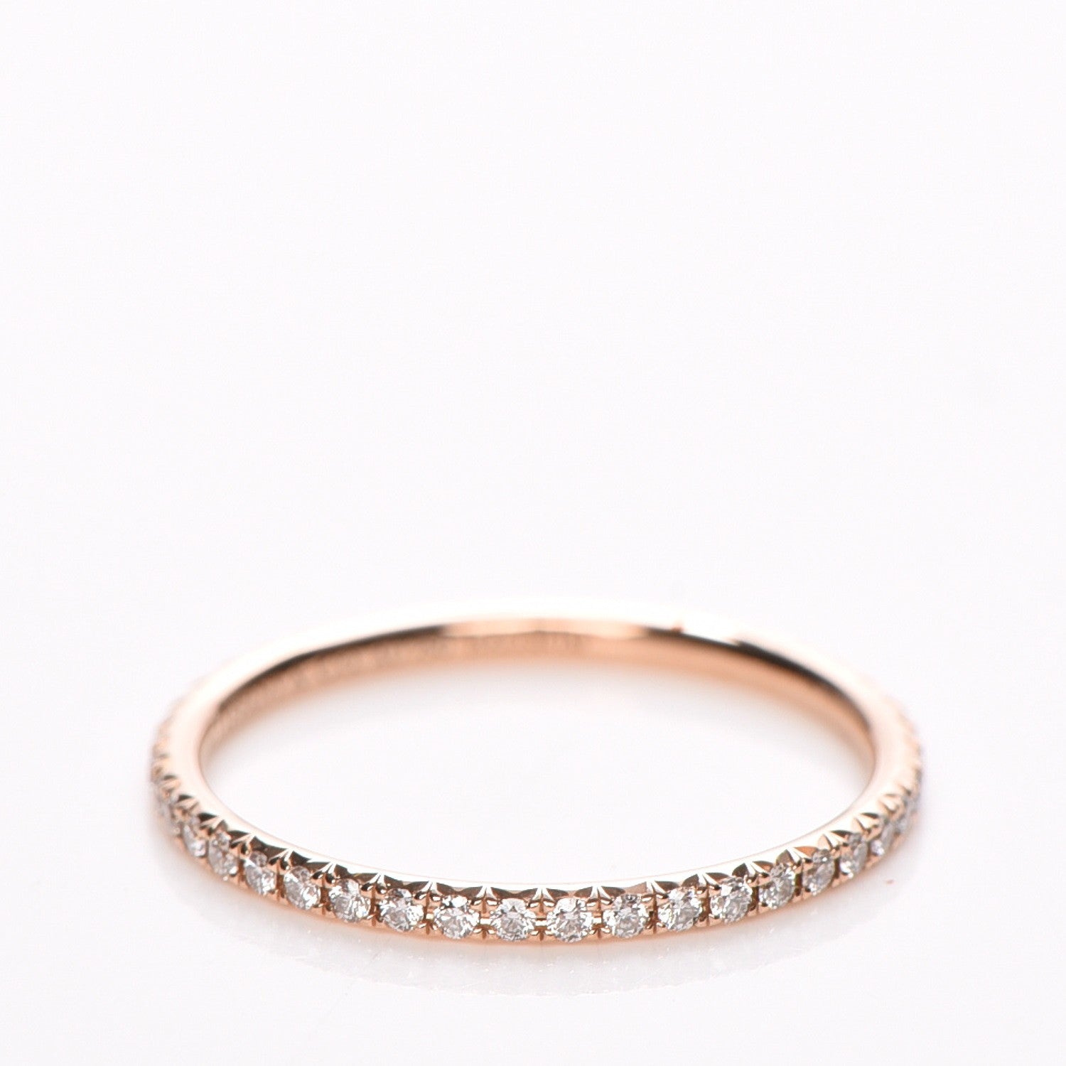 Tiffany 18K Yellow Gold Diamond Metro Ring 6.5 3 of 6