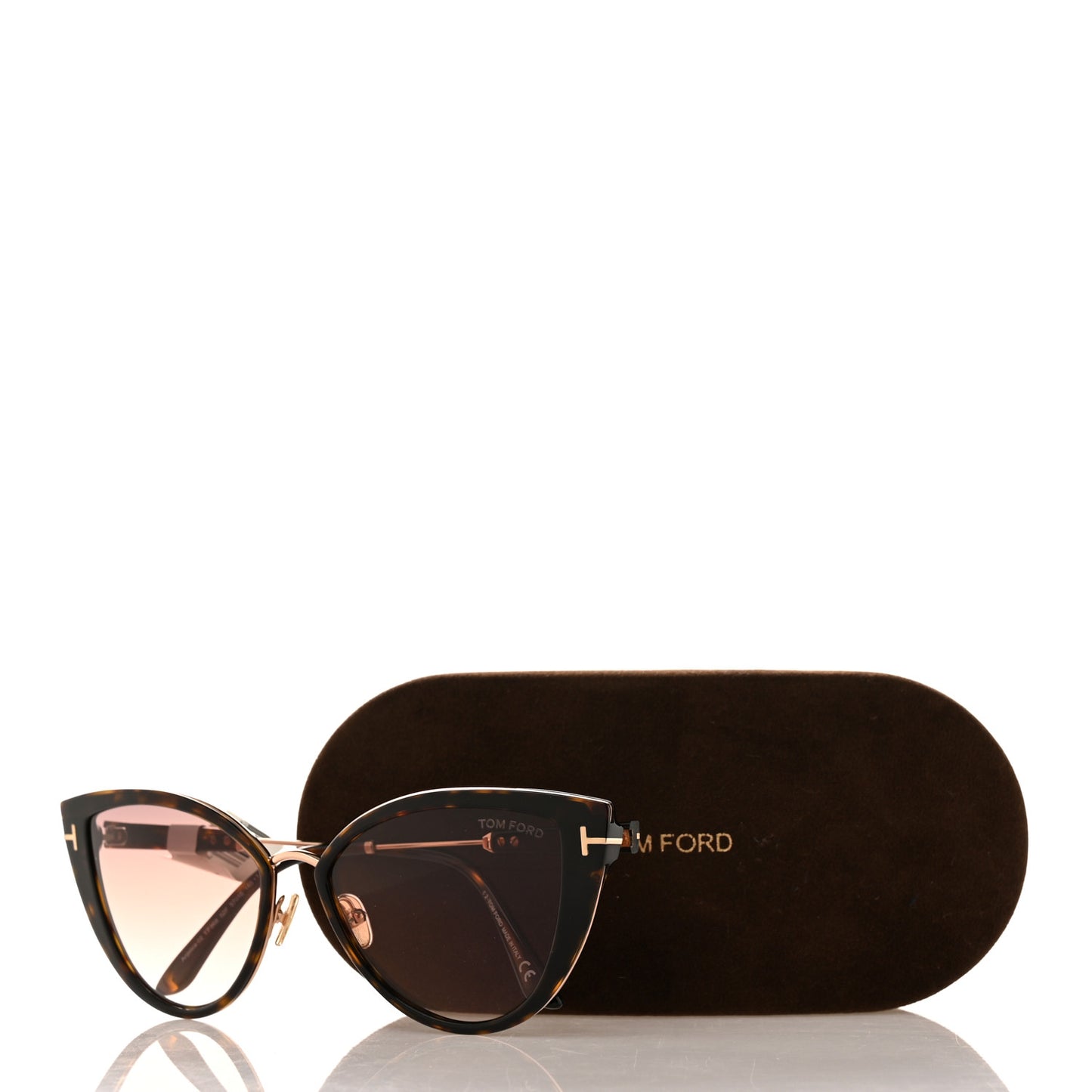 Anjelica 02 Sunglasses TF 868 Dark Havana