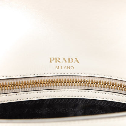 Prada Saffiano Flap Shoulder Bag Talco 8 of 10