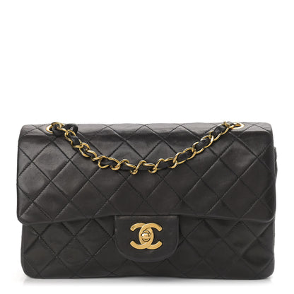 Chanel Lambskin Quilted Small Double Flap Black 1 of 17