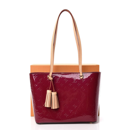 Louis Vuitton Vernis Long Beach PM Magenta 12 of 12