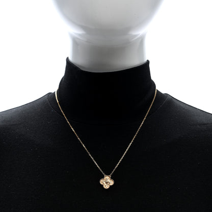 Van Cleef & Arpels 18K Yellow Gold Vintage Alhambra Pendant Necklace 2 of 4