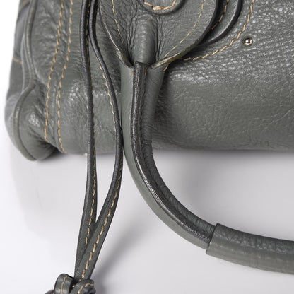 Chloe Calfskin Medium Paddington Satchel Gris Vert 13 of 14