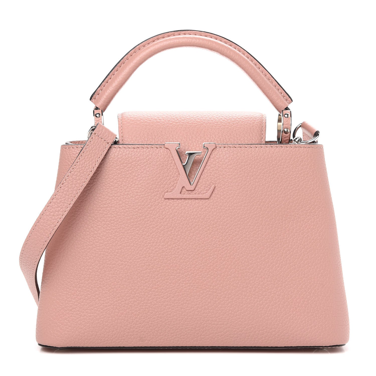 Louis Vuitton Taurillon Capucines BB Magnolia 1 of 8