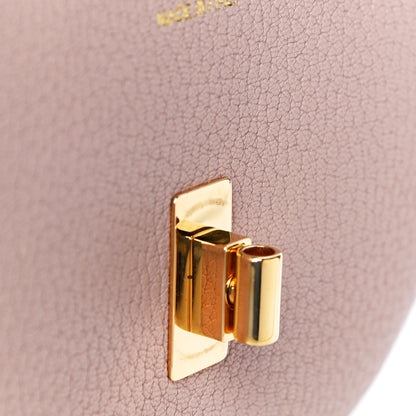 Chloe Grained Lambskin Mini Drew Shoulder Bag Cement Pink 12 of 14