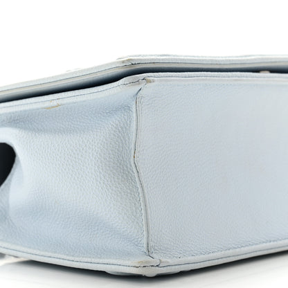 Christian Dior Grained Calfskin Medium Diorama Flap Bag Light blue 8 of 13