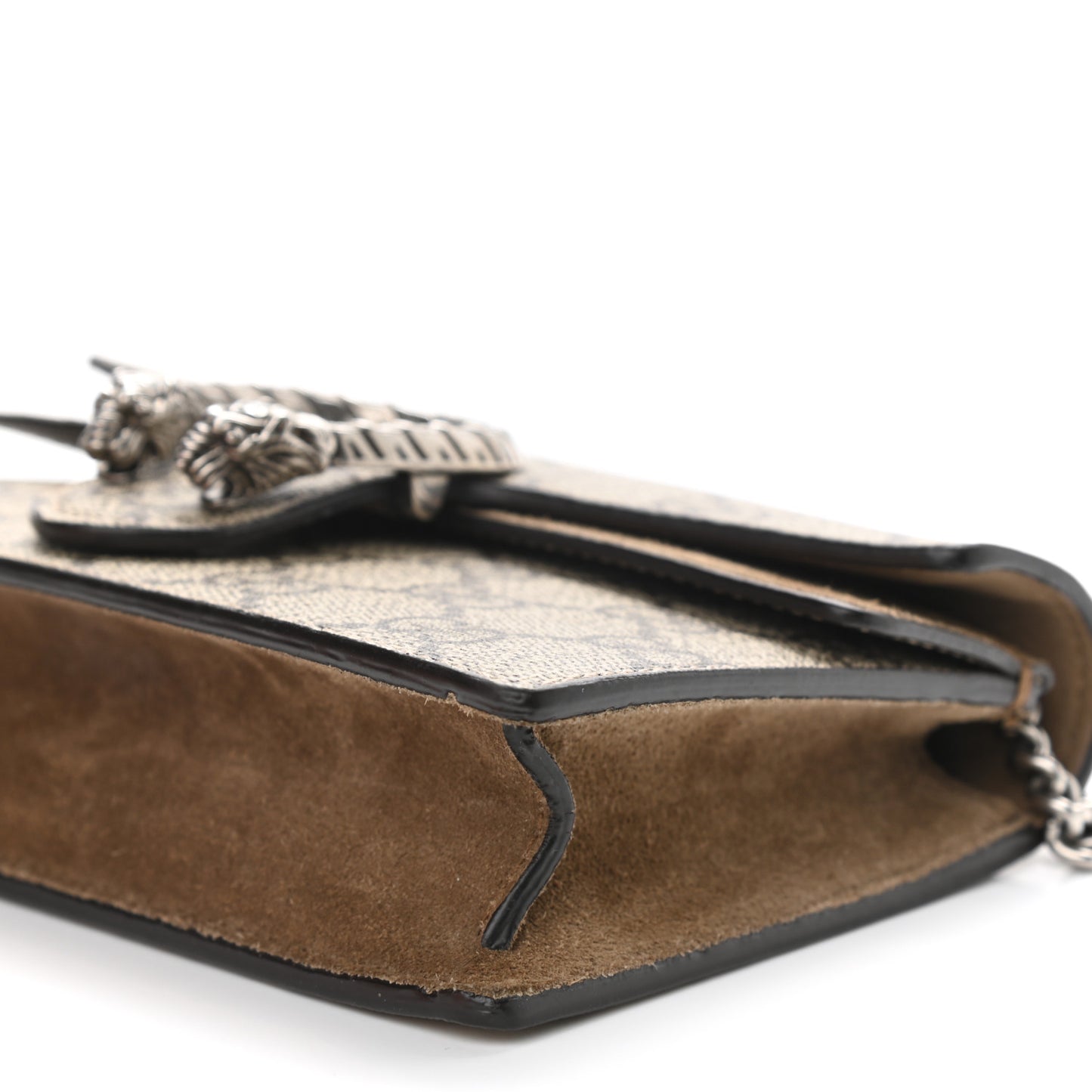 GG Supreme Monogram Super Mini Dionysus Shoulder Bag Taupe