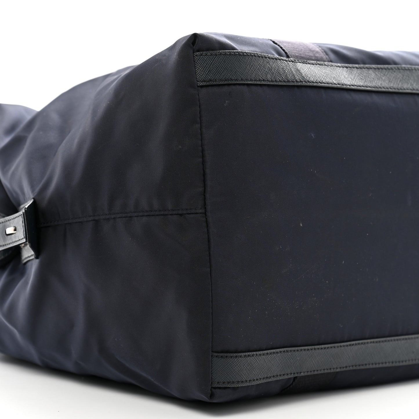 Re-Nylon Saffiano Duffle Bag Navy