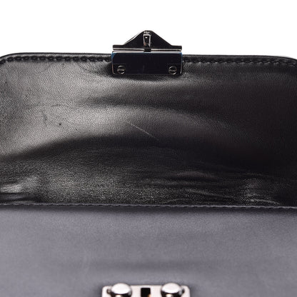 Valentino Garavani Vitello Small Glam Lock Rockstud Flap Black 7 of 9