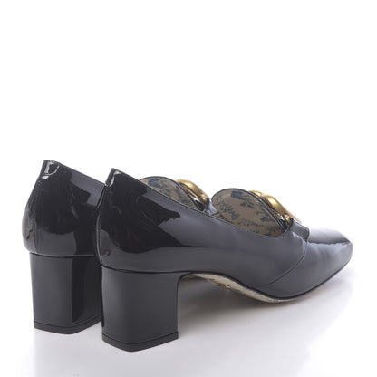 Gucci Vernice GG Victoire 55mm Loafer Pumps 41 Black 4 of 8