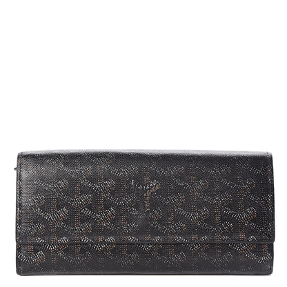 Goyard Goyardine Varenne Long Wallet Black 1 of 9