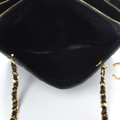 Chanel Lambskin Quilted Shopping Tote Black 7 of 18