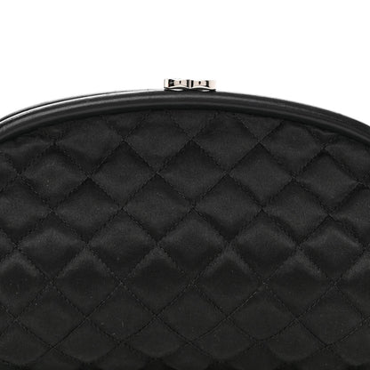 Chanel Satin Quilted Timeless Clutch Black 8 of 10