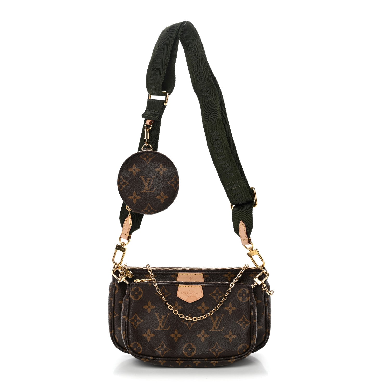 Louis Vuitton Monogram Multi Pochette Accessories Kaki 1 of 10