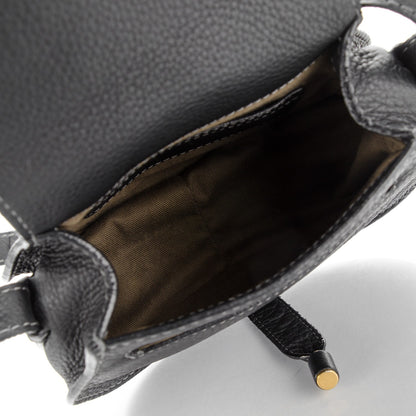 Chloe Calfskin Mini Marcie Round Crossbody Bag Black 5 of 8