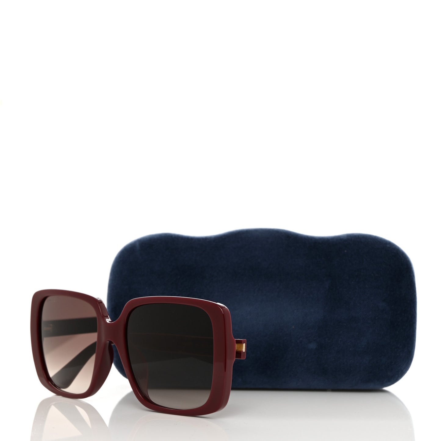 Acetate Square Frame GG0632SA Sunglasses Burgundy