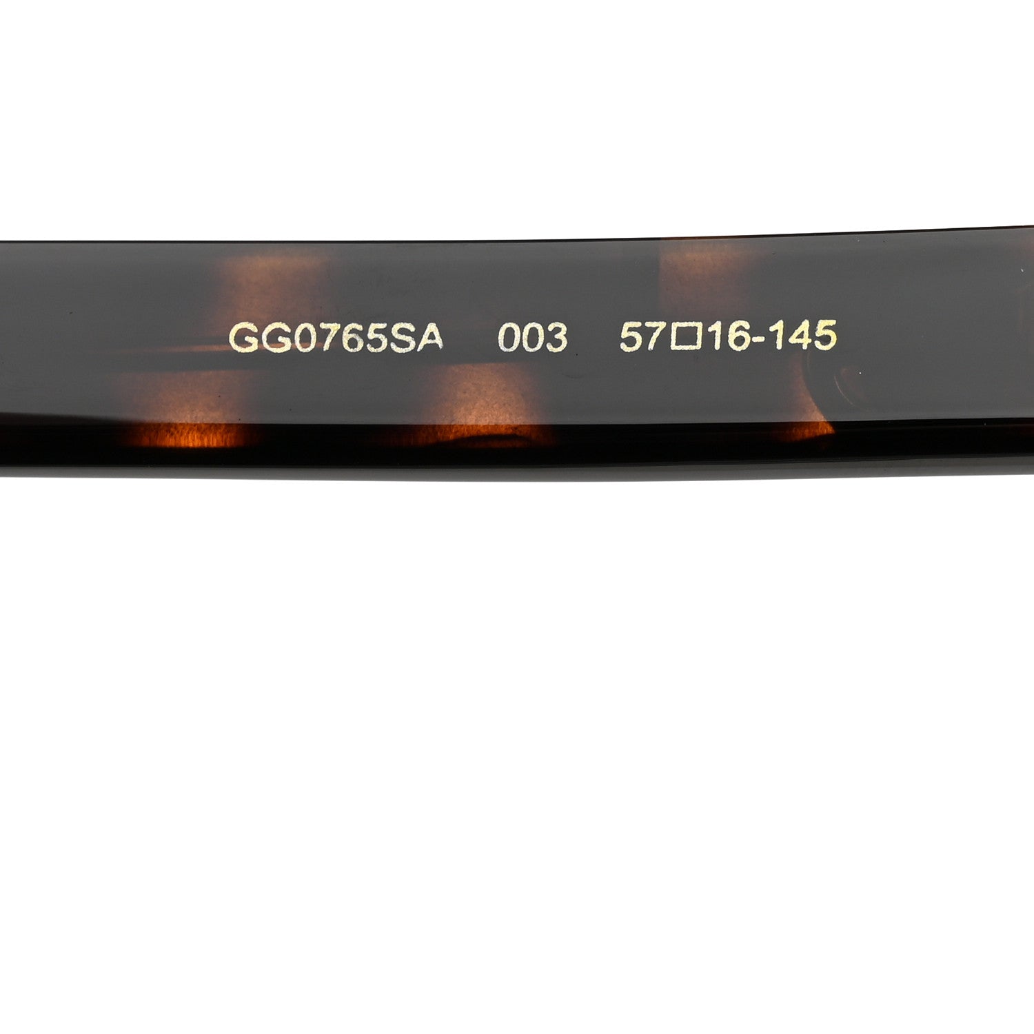 Gucci Acetate Square Sunglasses GG0765SA Havana 5 of 8