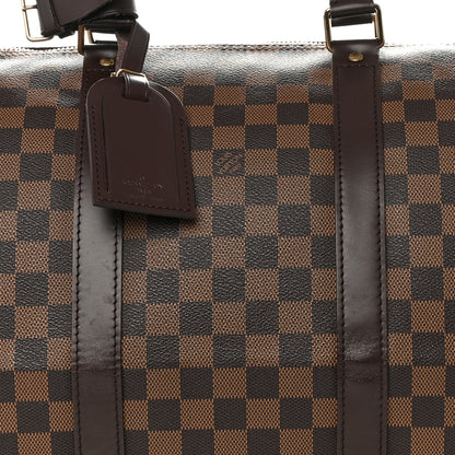 Louis Vuitton Damier Ebene Keepall 50 7 of 9