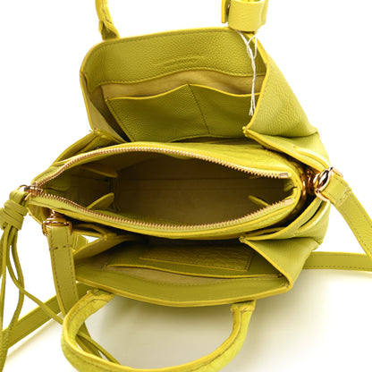 Nancy Gonzalez Calfskin Crocodile Mini Cristie Satchel Lime 7 of 13