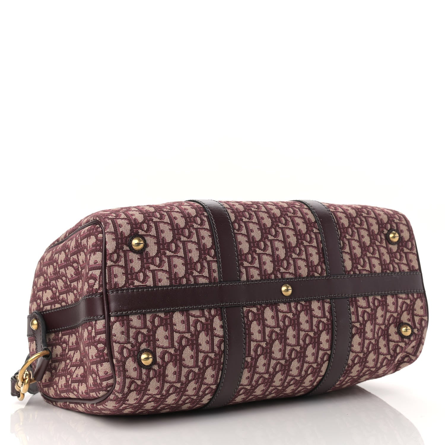Christian Dior Oblique Boston Bag Bordeaux 4 of 11
