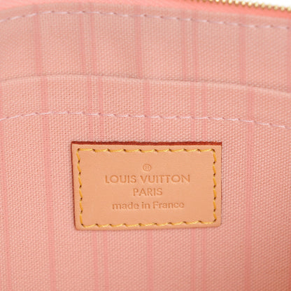 Louis Vuitton Damier Azur Neverfull MM GM Pochette Rose Ballerine 6 of 7