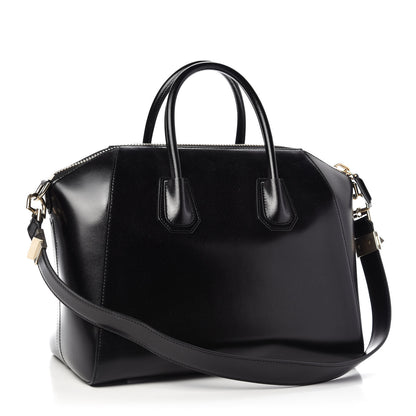Givenchy Shiny Lord Calfskin Medium Antigona Black 3 of 9