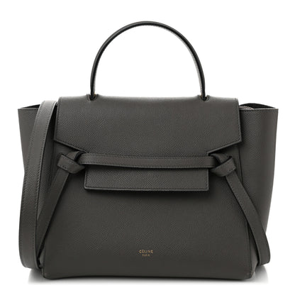 Celine Grained Calfskin Micro Belt Bag Grey 1 of 12