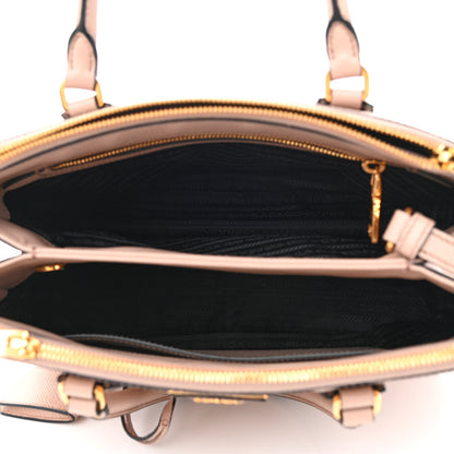 Prada Saffiano Small Galleria Double Zip Tote Cammeo 5 of 8