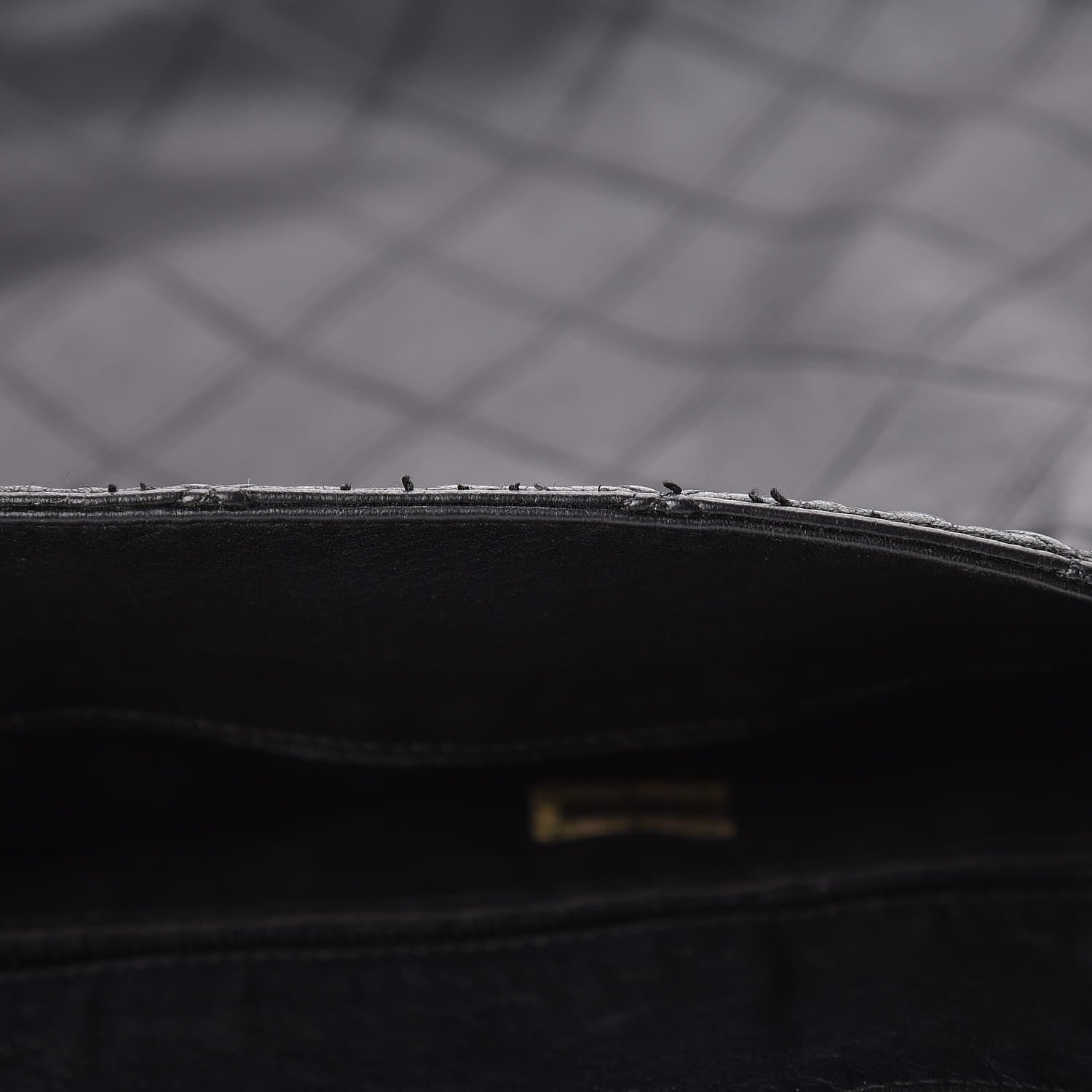 Chanel Lambskin Stitched Shopper Tote Black 10 of 14