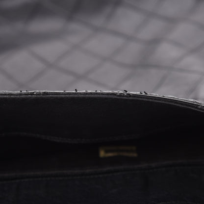 Chanel Lambskin Stitched Shopper Tote Black 10 of 14