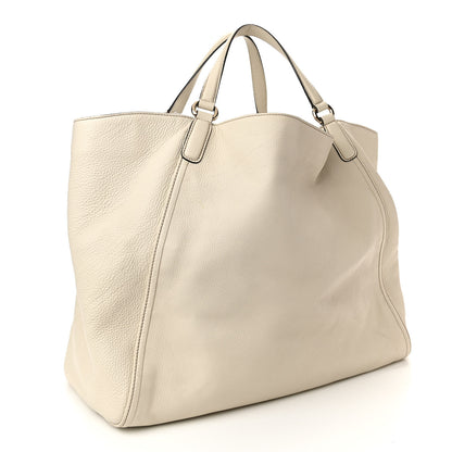 Gucci Pebbled Calfskin Large Soho Shoulder Bag Off White 3 of 11