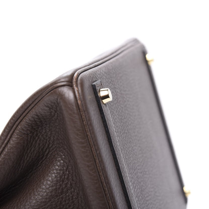 Hermes Togo Birkin 40 Chocolate 8 of 33