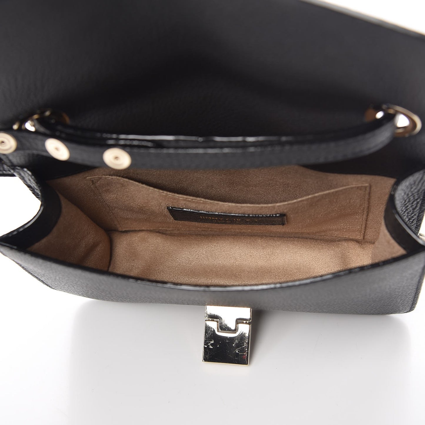 Grainy Pebbled Rebel Crossbody Bag Black