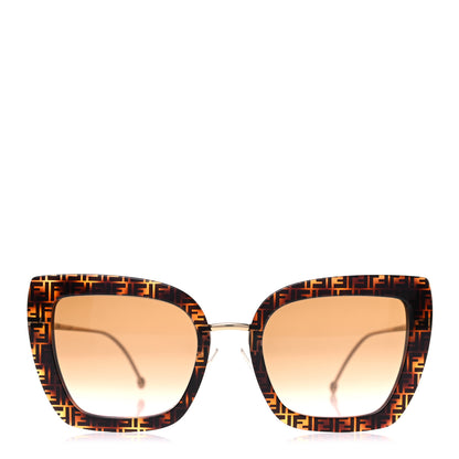 Fendi Acetate Metal F is Fendi FF Square Cat Eye Sunglasses FF 0424/F/S Havana 2 of 7