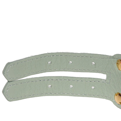 Balenciaga Agneau Arena Three Row Giant Gold Bracelet Vert Jade 4 of 6