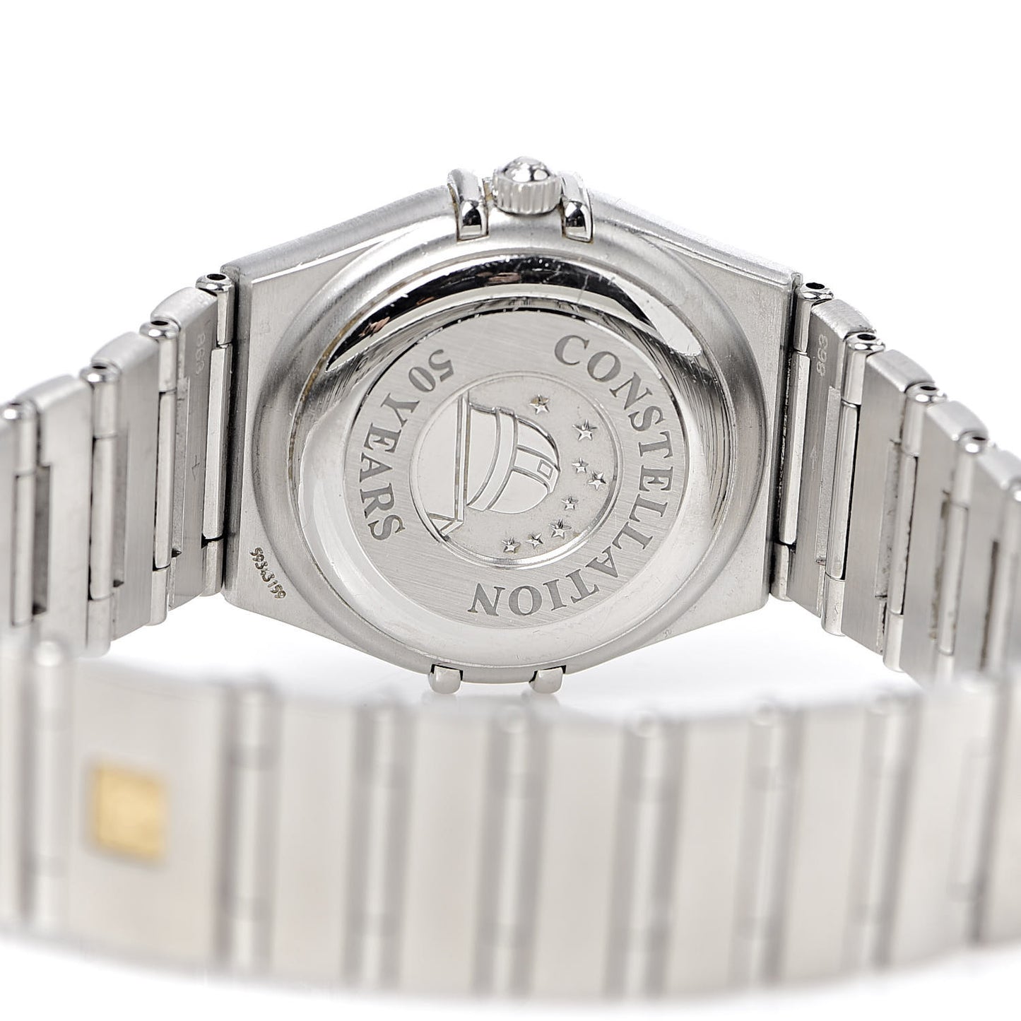 Stainless Steel Diamond Bezel Mother of Pearl 25mm Constellation Quartz Watch 1498.75.00