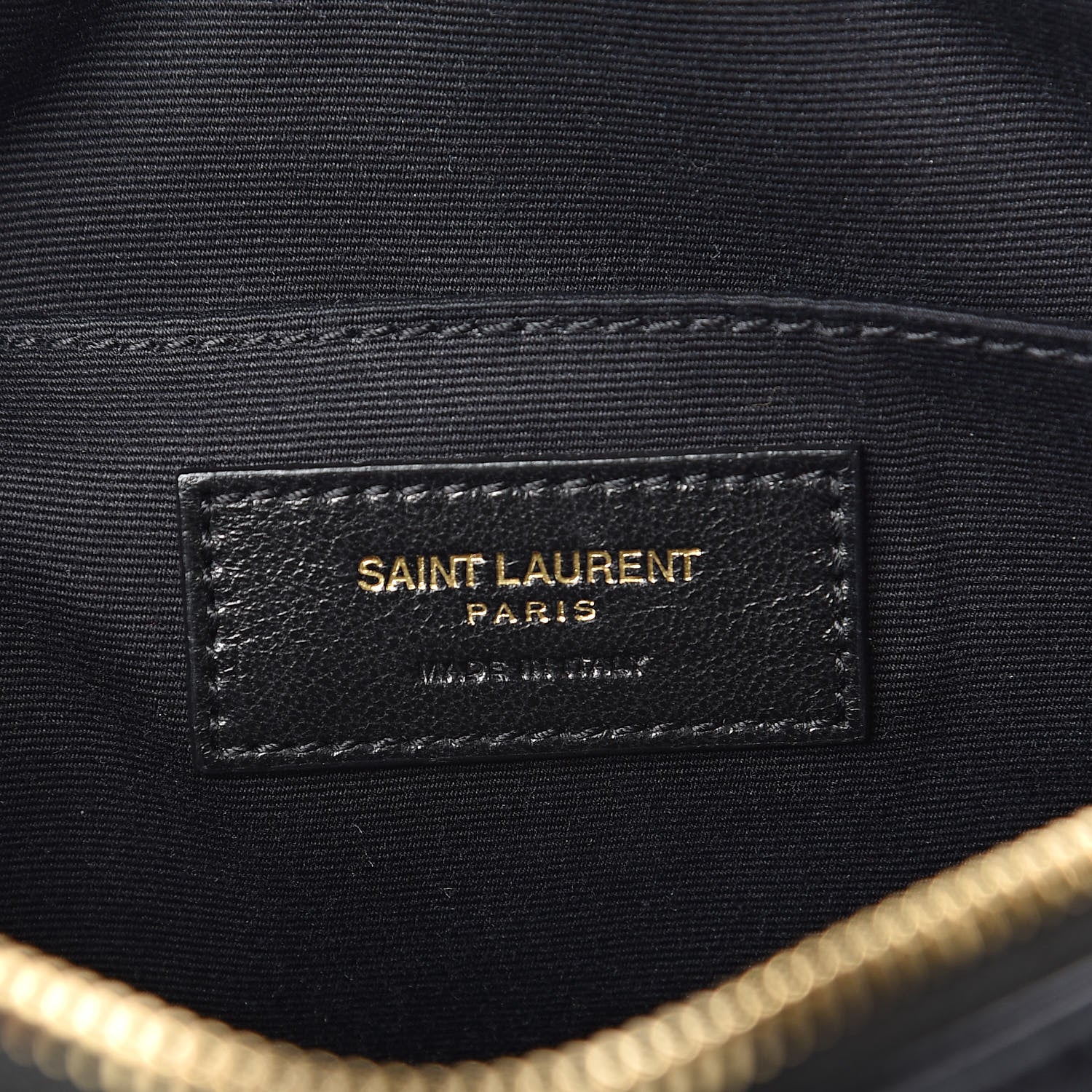 Saint Laurent Calfskin Matelasse Monogram Lou Camera Bag Black 6 of 11