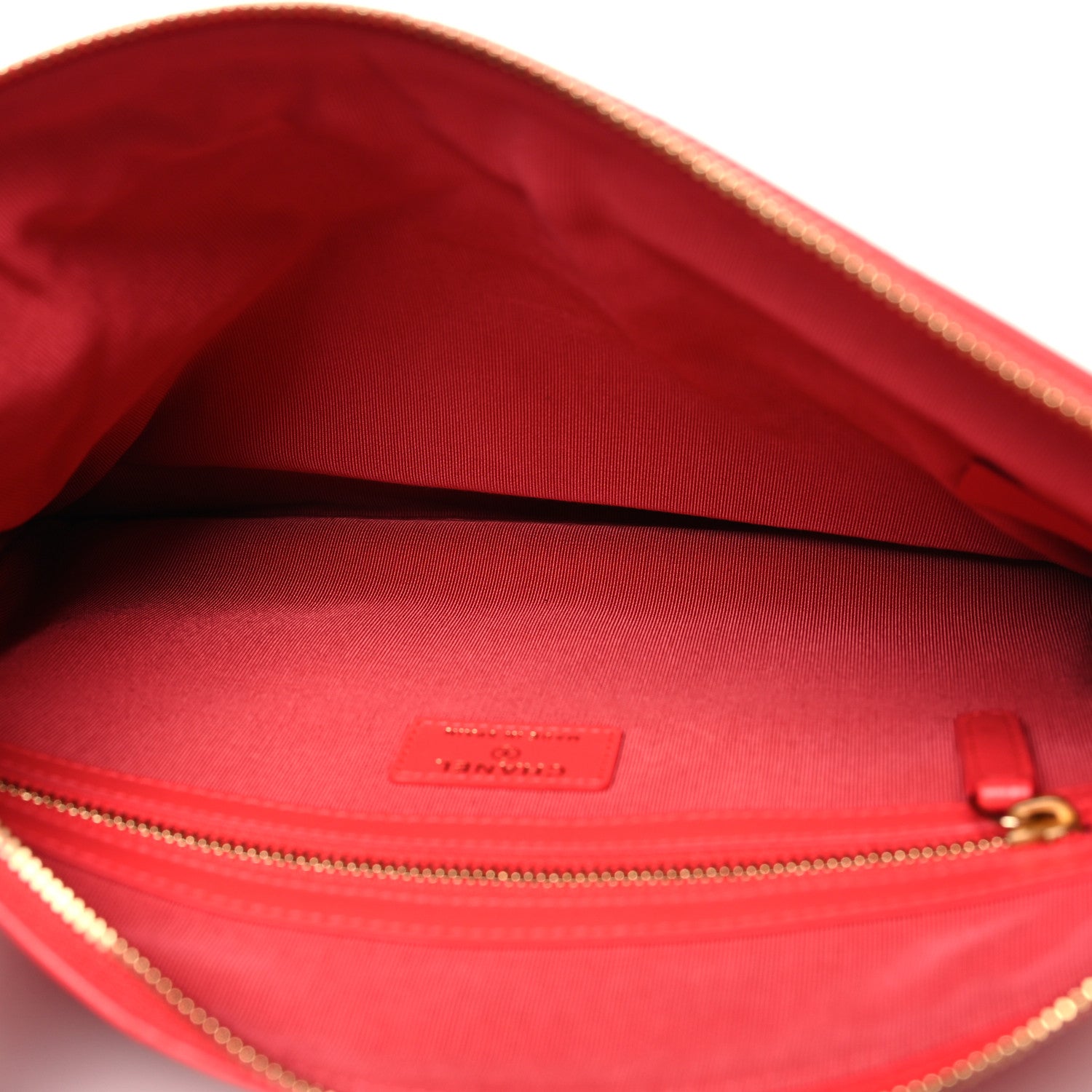 Chanel Lambskin Quilted Medium Cosmetic Case Pink 5 of 11