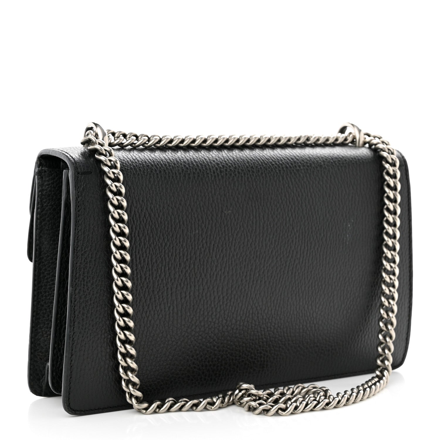 Gucci Pebbled Calfskin Small Dionysus Shoulder Bag Black 3 of 13