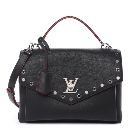 Louis Vuitton Soft Calfskin My Lockme Rivets Black 1 of 8