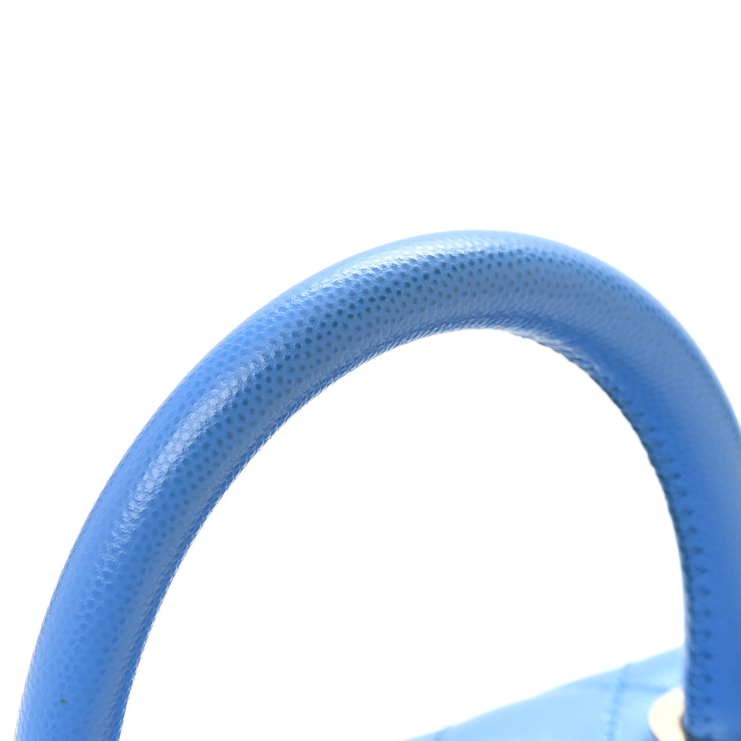 Caviar Quilted Mini Coco Handle Flap Blue