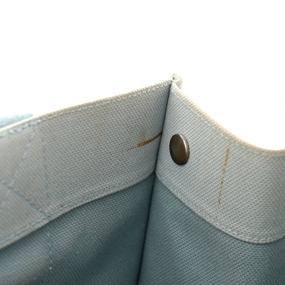 Hermes Canvas Bora Bora Tote PM Eucalyptus 15 of 16