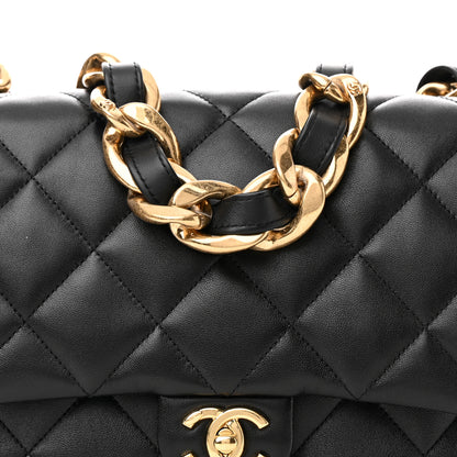 Chanel Lambskin Quilted Large CC Funky Town Flap Black 8 of 11