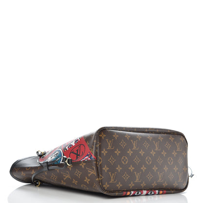 Louis Vuitton Monogram Kabuki Neverfull MM 5 of 10