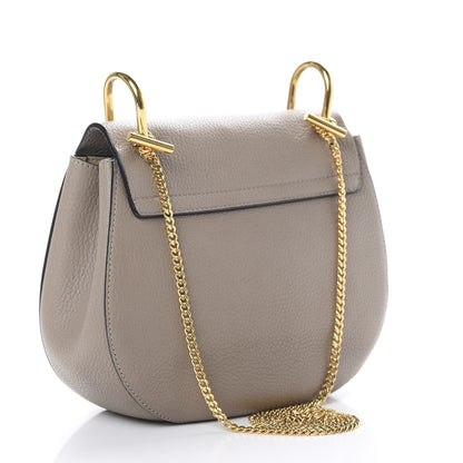 Chloe Grained Lambskin Drew Shoulder Bag Motty Grey 2 of 11